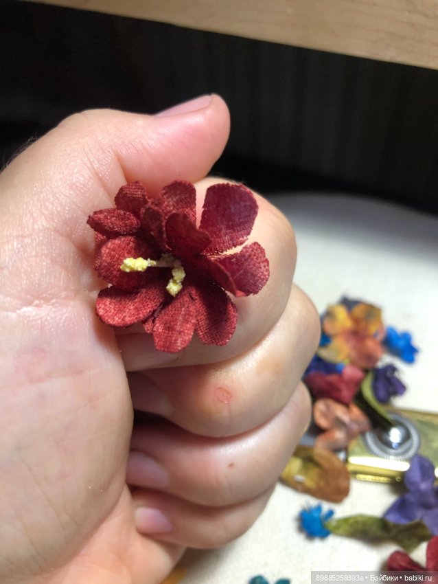 Изготовление Простых цветочков (фото 6)