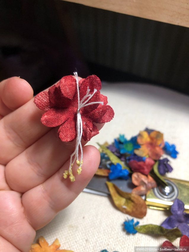 Изготовление Простых цветочков (фото 4)