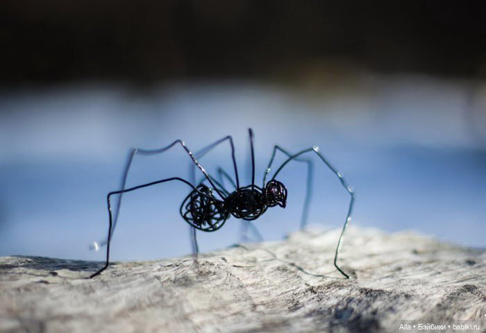 Железные скульптуры из проволоки Nevena Atanasova (фото 10)