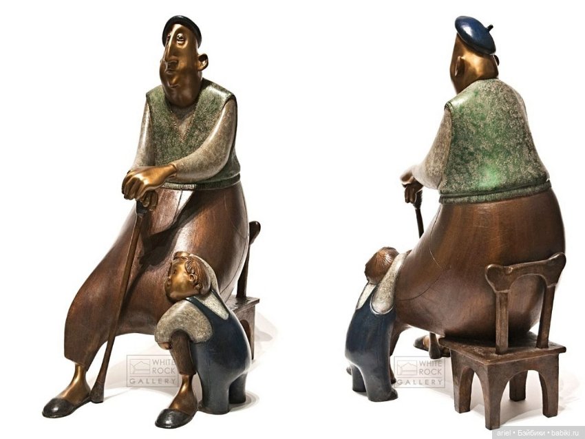 Бронзовые скульптуры от Элен Лабри (Hélène Labrie) (фото 7)