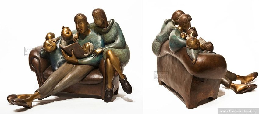 Бронзовые скульптуры от Элен Лабри (Hélène Labrie) (фото 10)