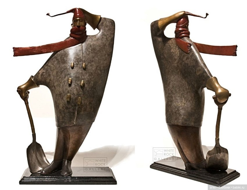 Бронзовые скульптуры от Элен Лабри (Hélène Labrie) (фото 8)