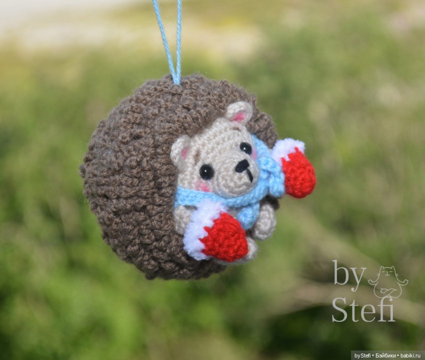 Ёжик в варежках — Вязаные игрушки и амигуруми: крючком (фото 2)