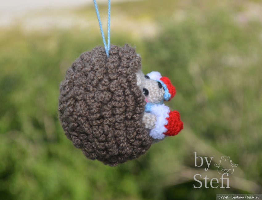 Ёжик в варежках — Вязаные игрушки и амигуруми: крючком (фото 3)