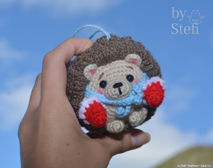 Ёжик в варежках — Вязаные игрушки и амигуруми: крючком (фото 8)