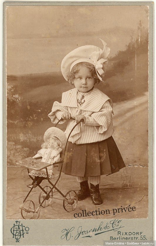 Дети с игрушками и без — Всё об антикварных куклах: история