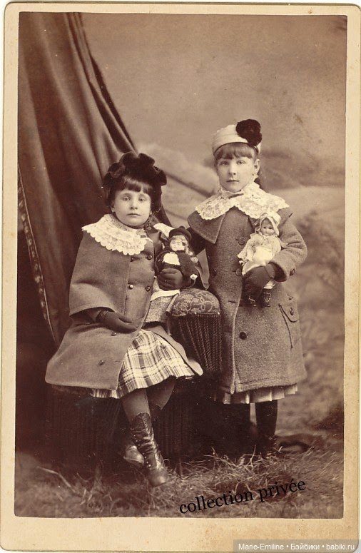 Дети с игрушками и без — Всё об антикварных куклах: история