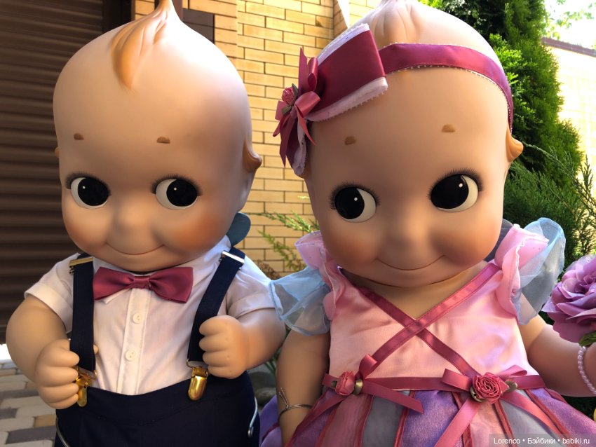 Сладкая парочка — Куклы Kewpie (Кьюпи): ангелочки Rose O'Neill (фото 5)