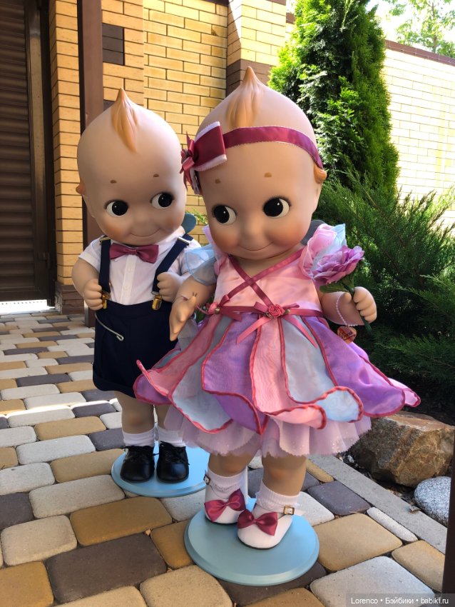 Сладкая парочка — Куклы Kewpie (Кьюпи): ангелочки Rose O'Neill