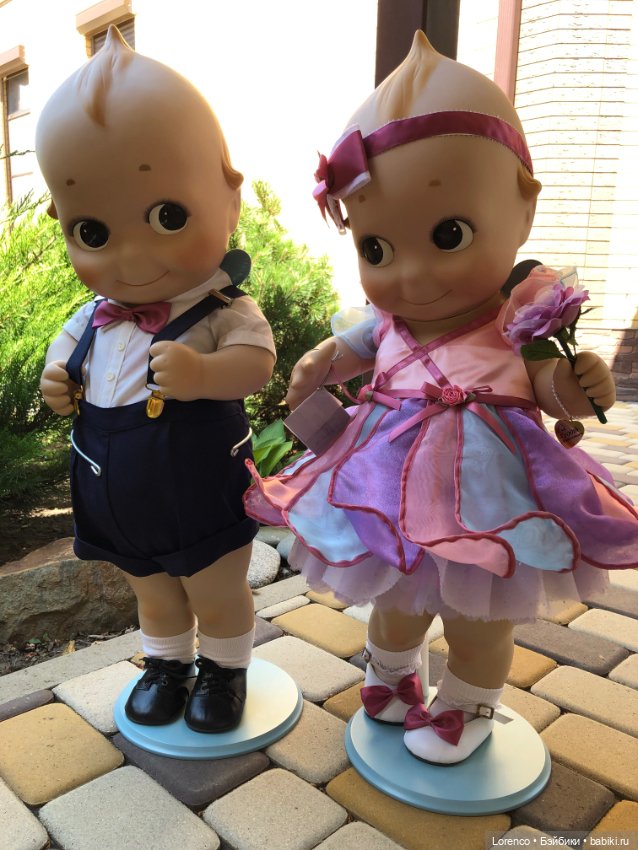 Сладкая парочка — Куклы Kewpie (Кьюпи): ангелочки Rose O'Neill