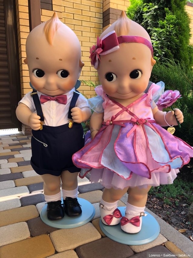 Сладкая парочка — Куклы Kewpie (Кьюпи): ангелочки Rose O'Neill (фото 2)
