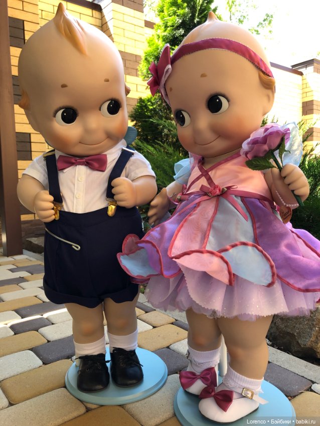 Сладкая парочка — Куклы Kewpie (Кьюпи): ангелочки Rose O'Neill