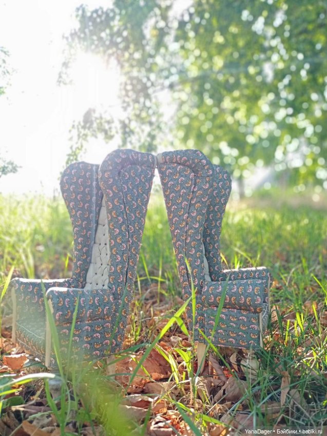 Пара кресел. Закончила — Мебель для кукол и домиков: фото (фото 8)