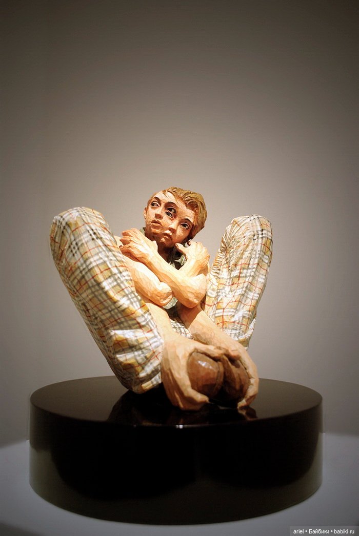 Деревянные скульптуры Yoshitoshi Kanemaki