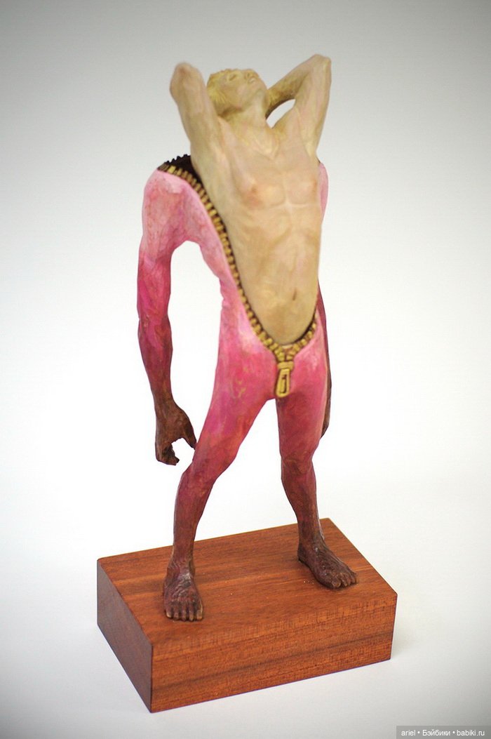 Деревянные скульптуры Yoshitoshi Kanemaki (фото 6)