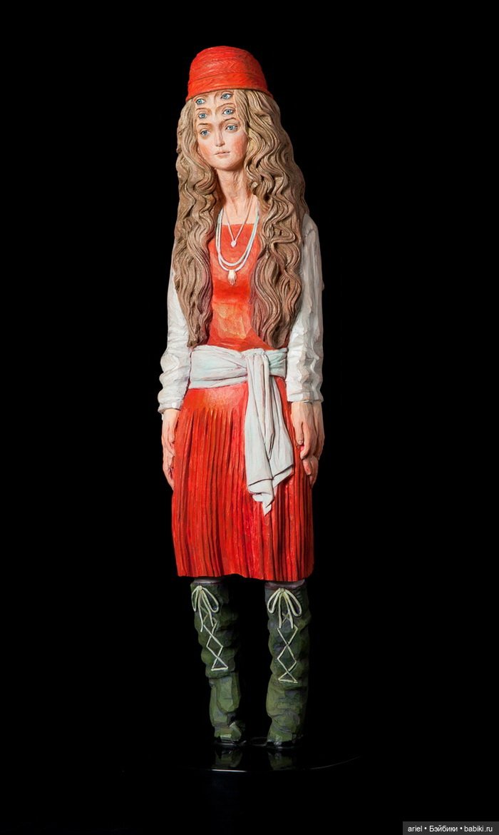 Деревянные скульптуры Yoshitoshi Kanemaki