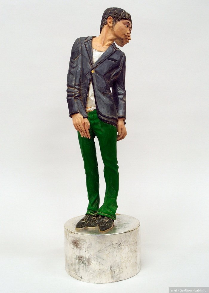 Деревянные скульптуры Yoshitoshi Kanemaki