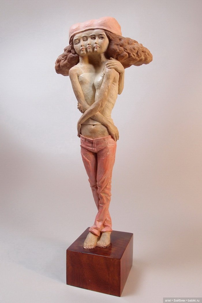 Деревянные скульптуры Yoshitoshi Kanemaki (фото 4)