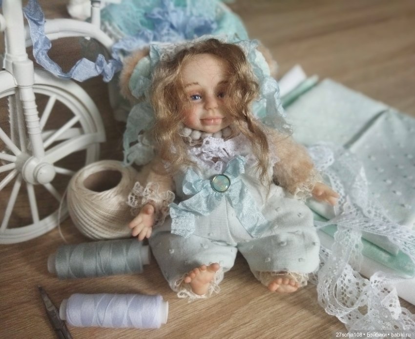 Крошка в ладошках — Лепка авторских кукол: полимерная глина (фото 2)