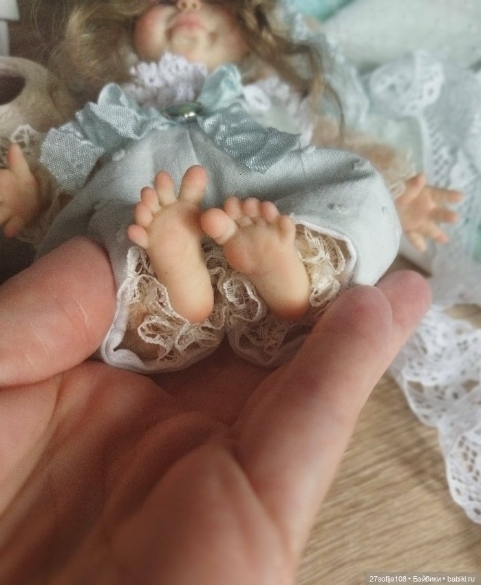 Крошка в ладошках — Лепка авторских кукол: полимерная глина (фото 3)