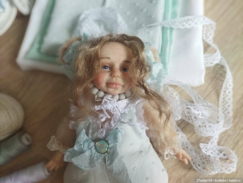 Крошка в ладошках — Лепка авторских кукол: полимерная глина (фото 7)