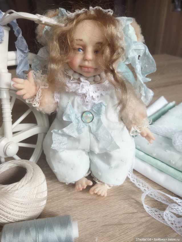 Крошка в ладошках — Лепка авторских кукол: полимерная глина (фото 8)