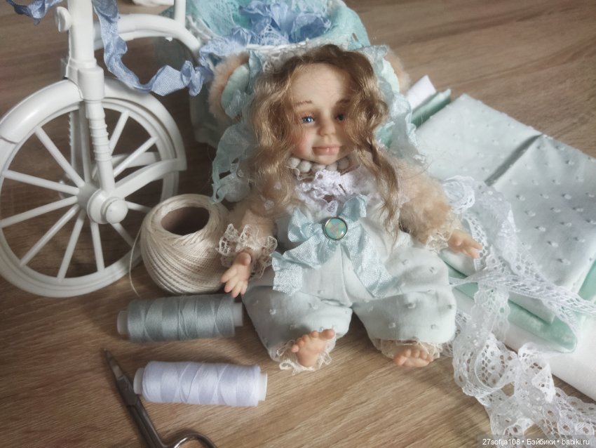 Крошка в ладошках — Лепка авторских кукол: полимерная глина (фото 9)