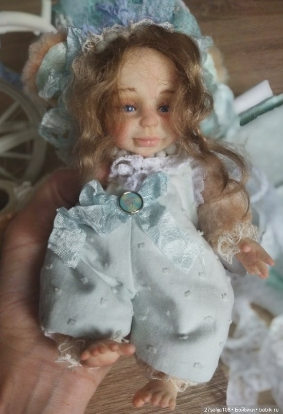 Крошка в ладошках — Лепка авторских кукол: полимерная глина (фото 4)