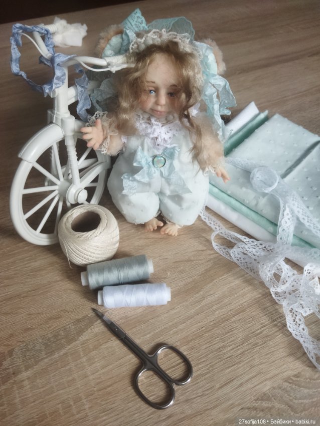 Крошка в ладошках — Лепка авторских кукол: полимерная глина (фото 10)