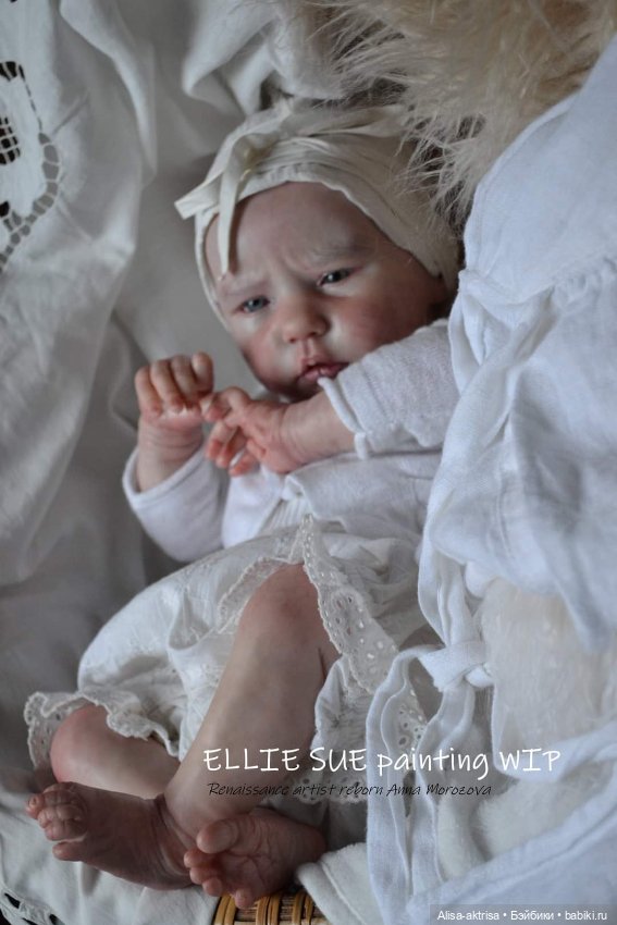 Процесс возрождения Элли Сью.Кукла -реборн Анны Морозовой (фото 8)