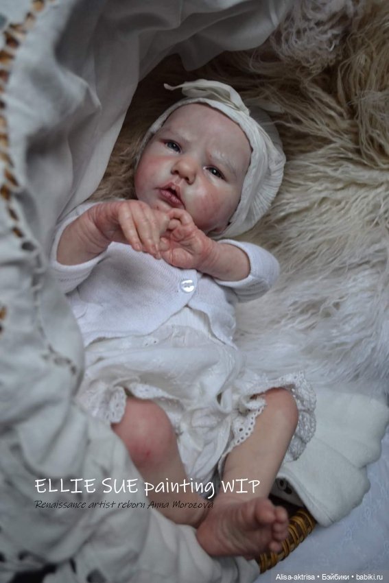 Процесс возрождения Элли Сью.Кукла -реборн Анны Морозовой