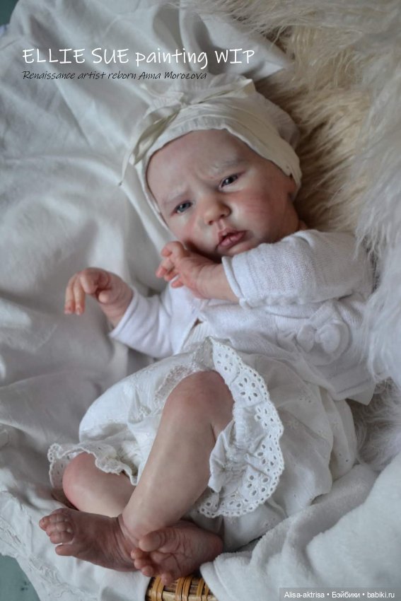 Процесс возрождения Элли Сью.Кукла -реборн Анны Морозовой