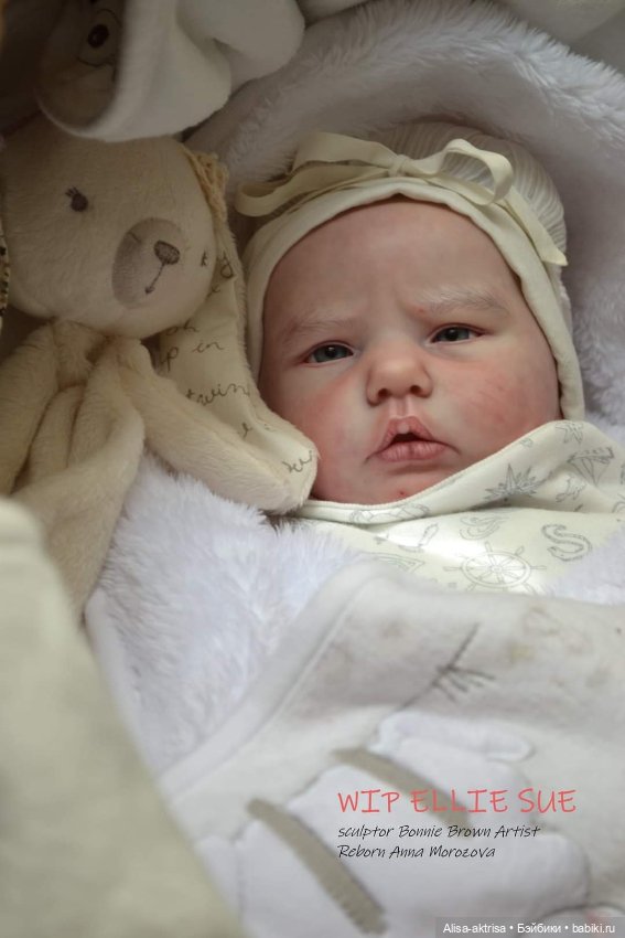 Процесс возрождения Элли Сью.Кукла -реборн Анны Морозовой (фото 4)