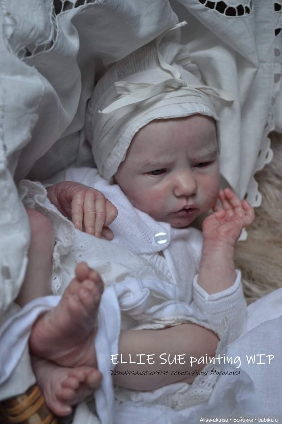 Процесс возрождения Элли Сью.Кукла -реборн Анны Морозовой