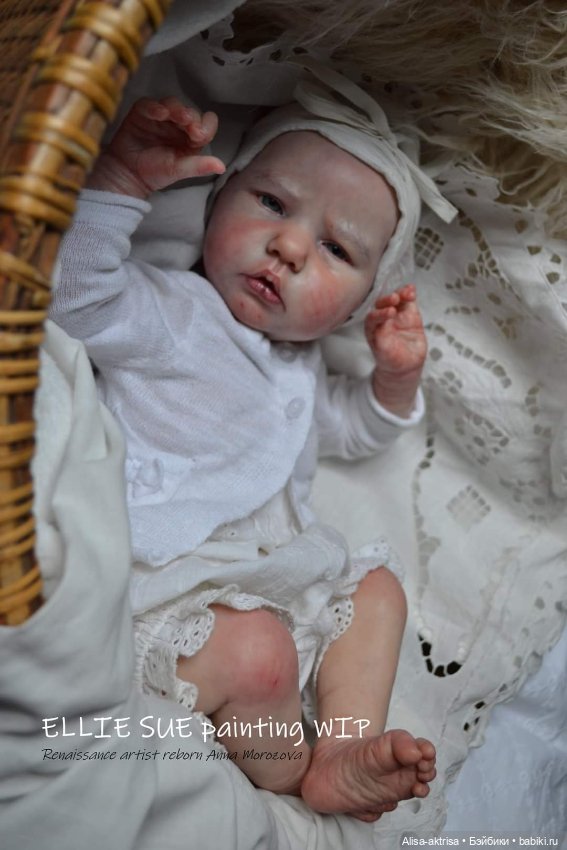 Процесс возрождения Элли Сью.Кукла -реборн Анны Морозовой (фото 9)