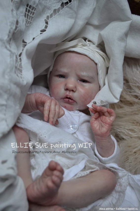 Процесс возрождения Элли Сью.Кукла -реборн Анны Морозовой