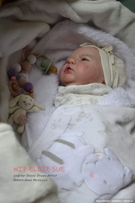 Процесс возрождения Элли Сью.Кукла -реборн Анны Морозовой