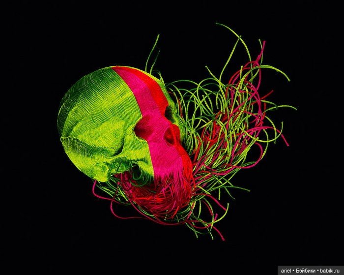 Интересные черепа от автора Jim Skull (фото 3)