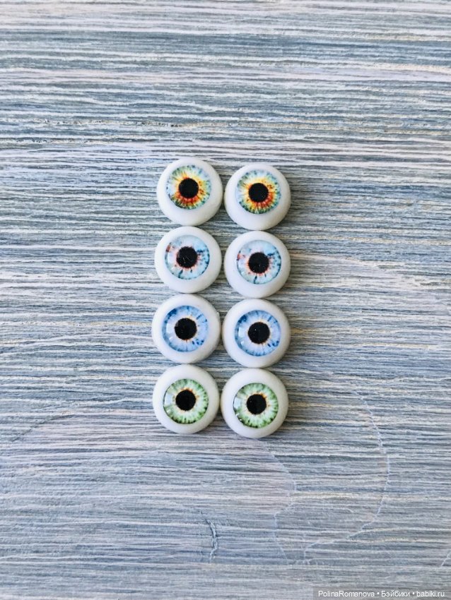 Анонс глаз для кукол 8 мм (фото 3)