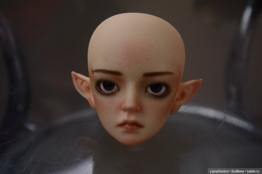 Покрасила новобранца!^-^ — Гибридизация кукол BJD (БЖД): пересадка головы (фото 2)