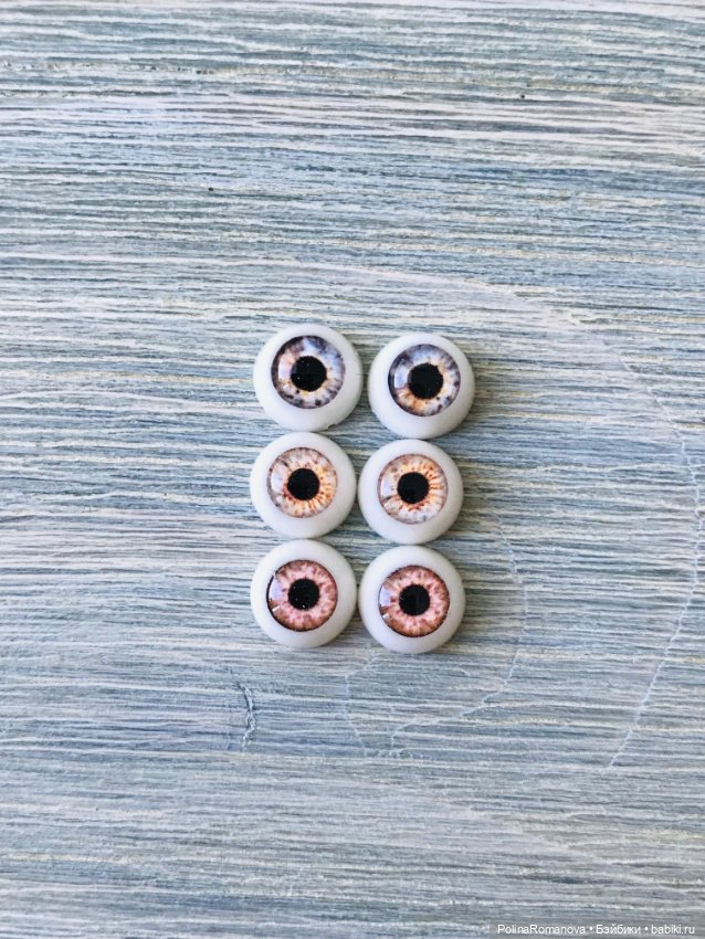 Анонс глаз для кукол 8 мм (фото 10)