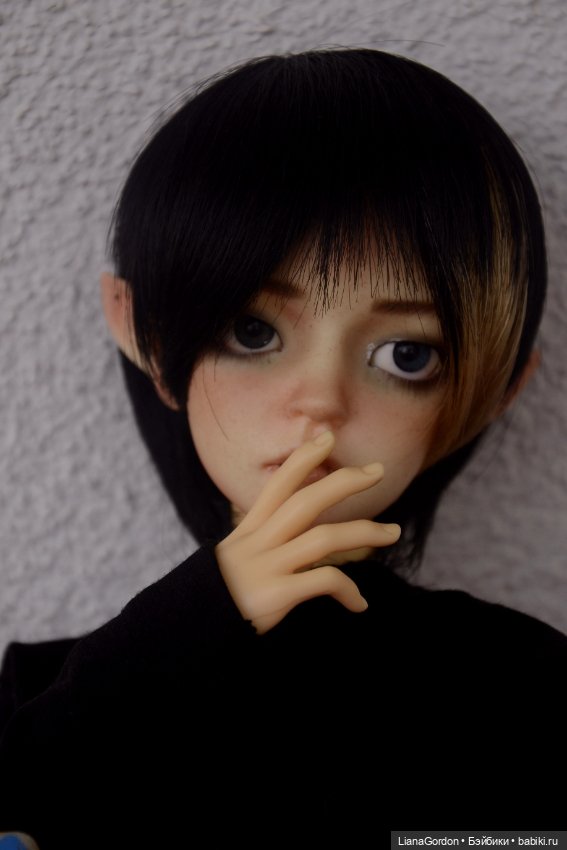 Покрасила новобранца!^-^ — Гибридизация кукол BJD (БЖД): пересадка головы (фото 8)