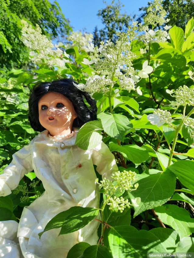 Просто утром вышли в сад — Антикварные куклы Unis France (Юнис): молд 301 (фото 10)