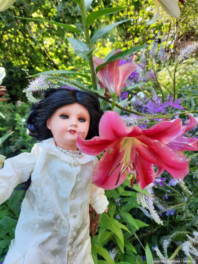 Просто утром вышли в сад — Антикварные куклы Unis France (Юнис): молд 301 (фото 8)