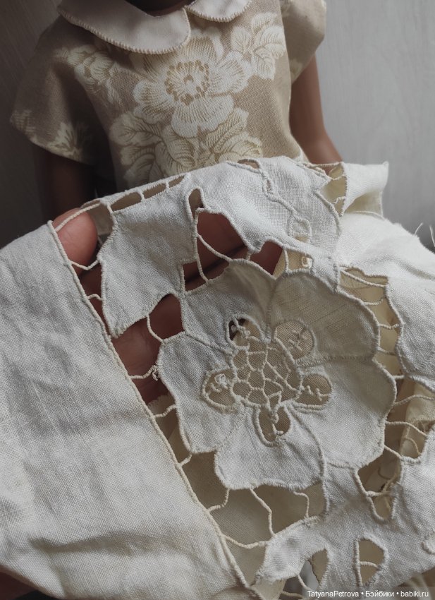 Цветы на платье. Саша долл (фото 4)