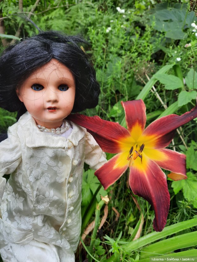 Просто утром вышли в сад — Антикварные куклы Unis France (Юнис): молд 301
