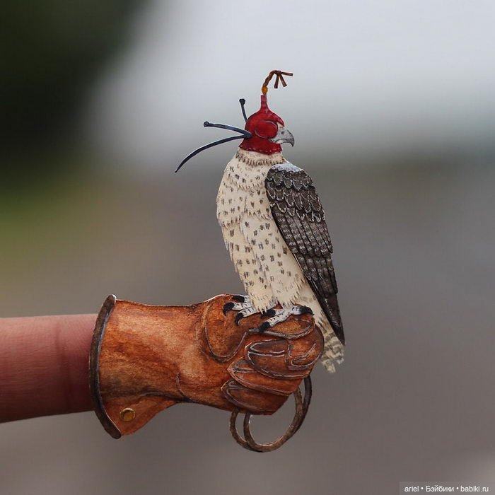 Бумажные птички Vaishali — Мир искусства и творчества: стимпанк (фото 7)