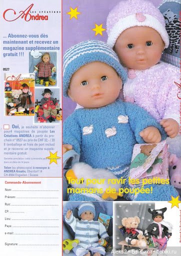 Старые журналы по рукоделию для кукол Andrea 0528