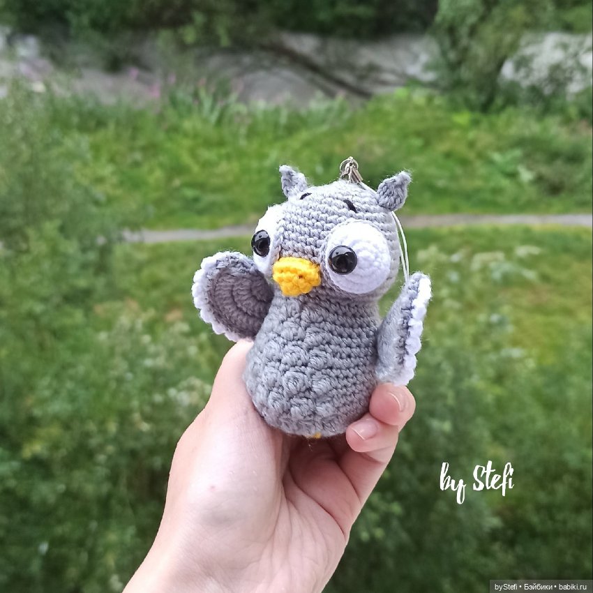 Совушка Оливия. Ёлочная игрушка или брелок (фото 4)