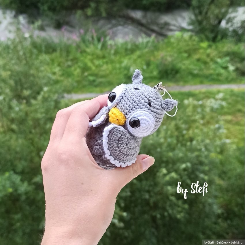 Совушка Оливия. Ёлочная игрушка или брелок (фото 5)